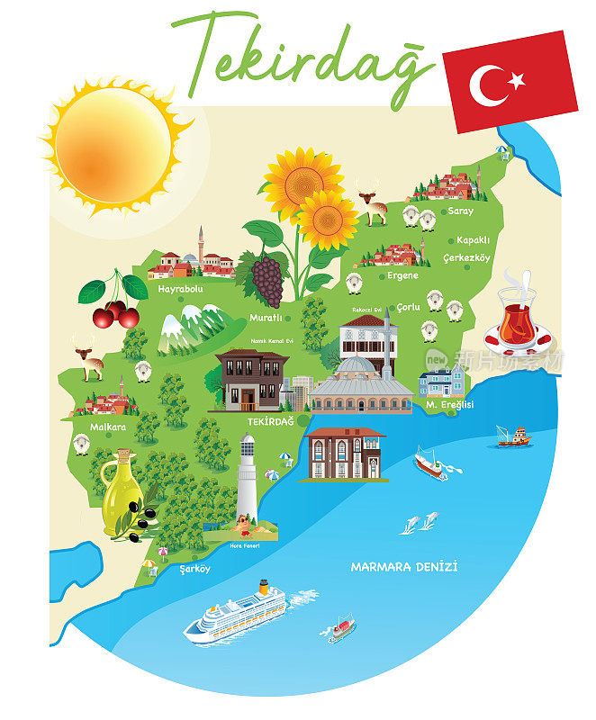 Tekirdağ Travel Map